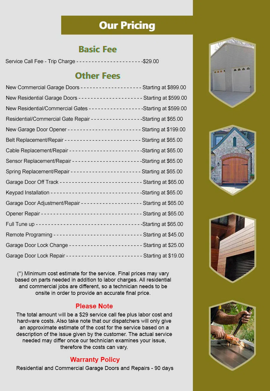 HighTech Garage Doors Loma Linda, CA 909-487-0289