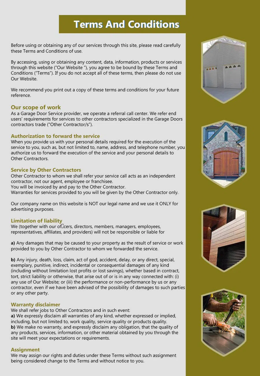 HighTech Garage Doors Loma Linda, CA 909-487-0289